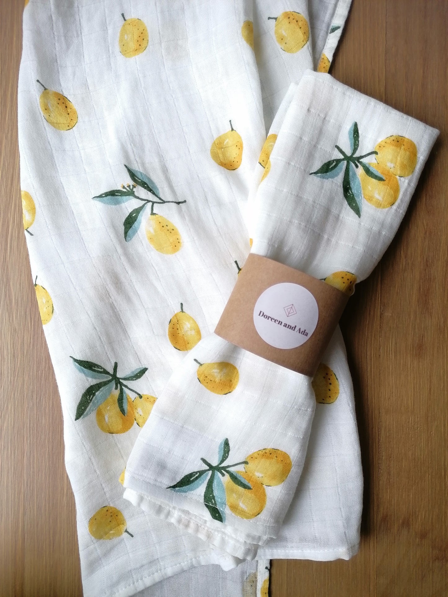 Lemon Muslin Square