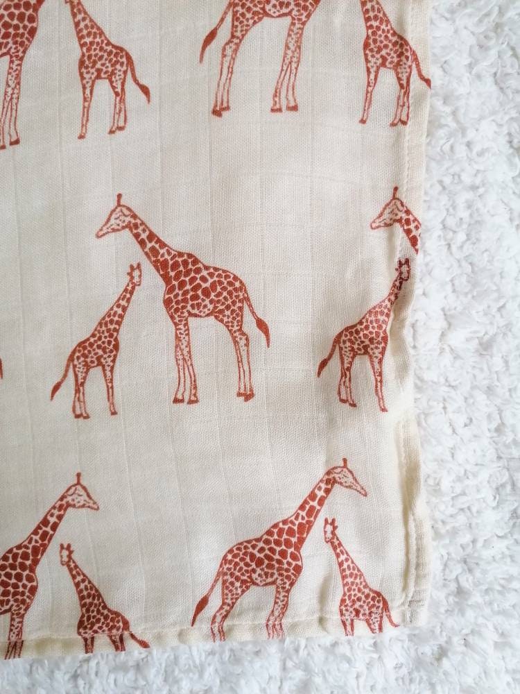 Giraffe muslin sale