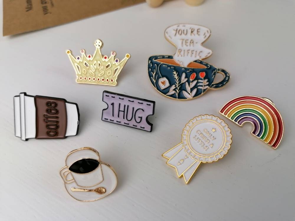 Mama Positivity Enamel Pin Badges