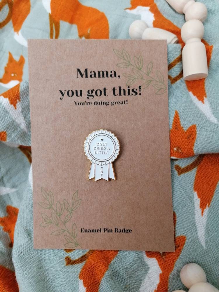 Mama Positivity Enamel Pin Badges