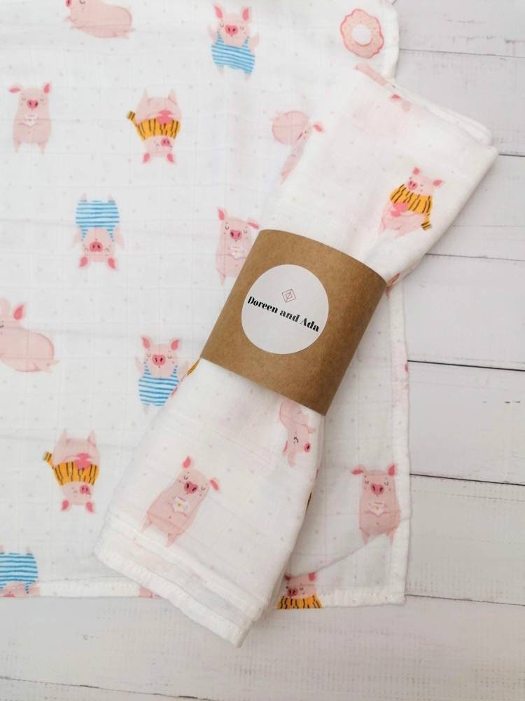Pig Muslin Square