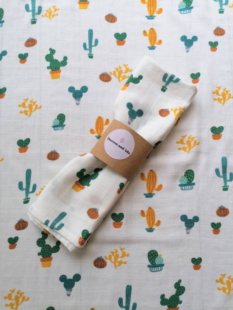 Cactus Muslin Square