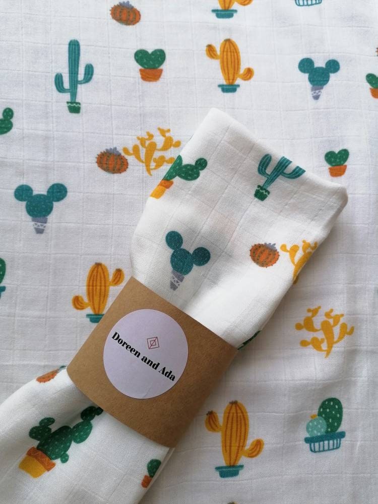 Cactus Muslin Square