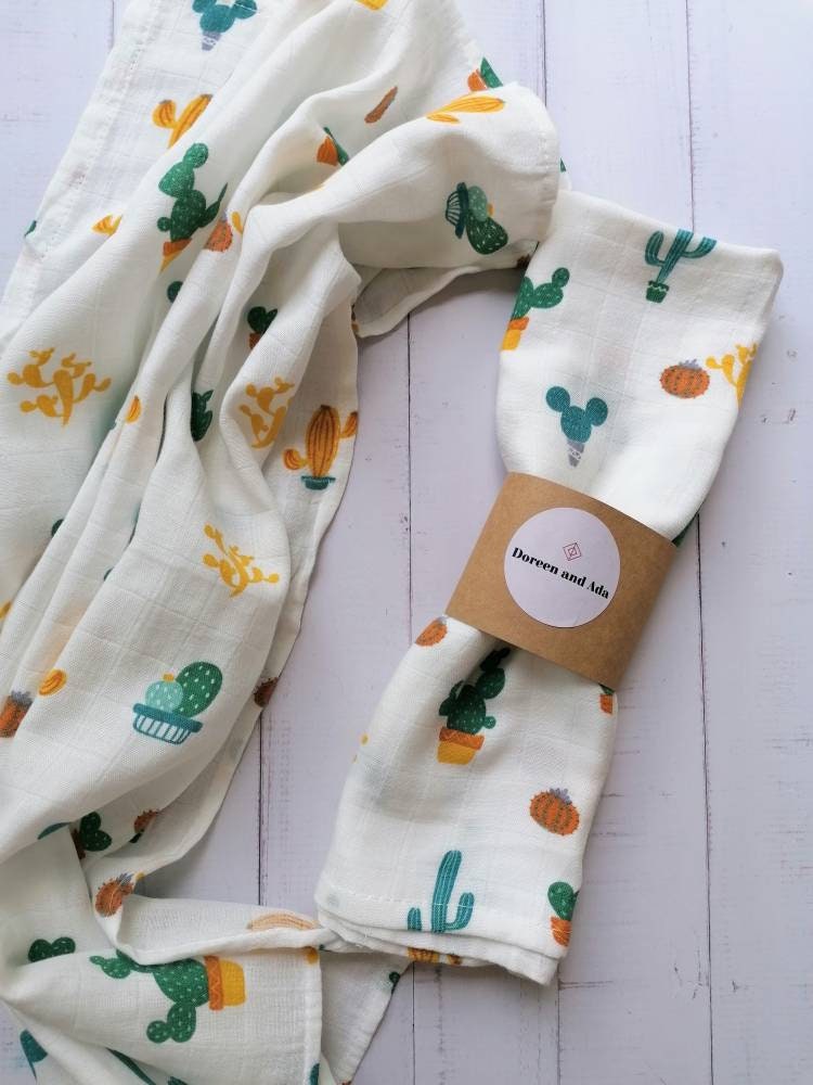 Cactus Muslin Square
