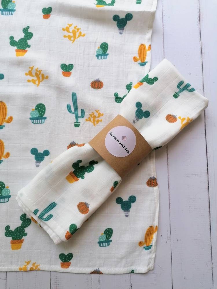 Cactus Muslin Square