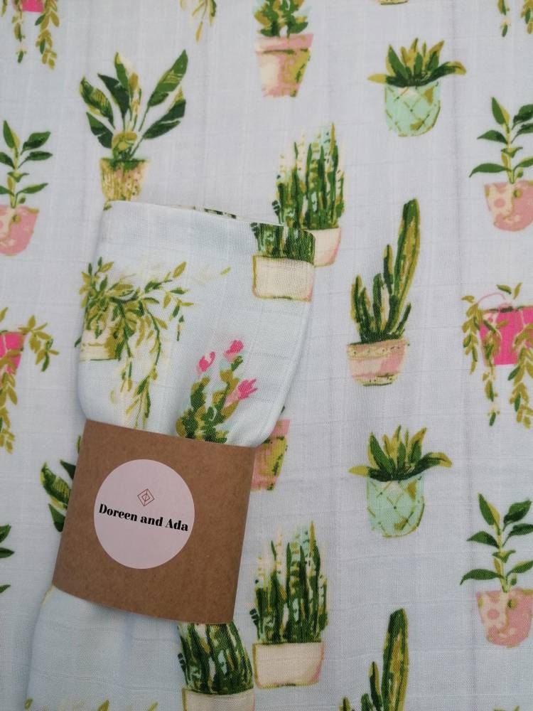 Houseplant Muslin Square