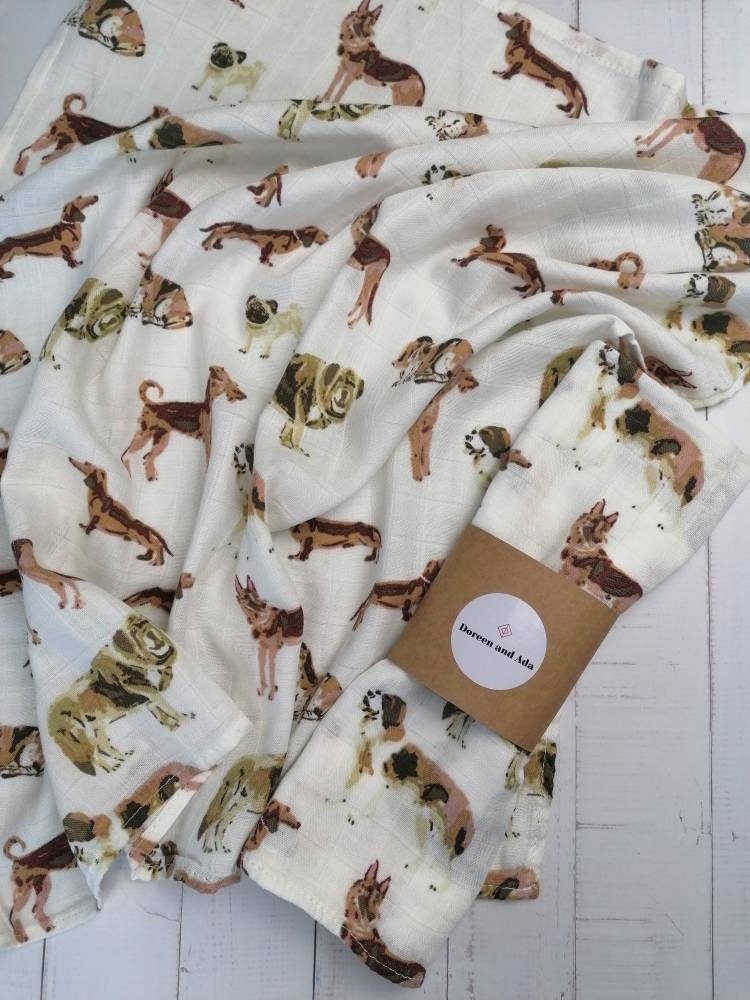 Dachshund Dog Muslin Square