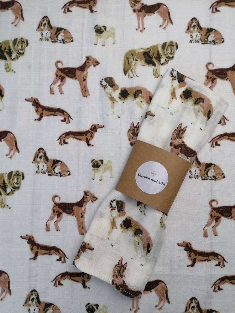 Dachshund Dog Muslin Square