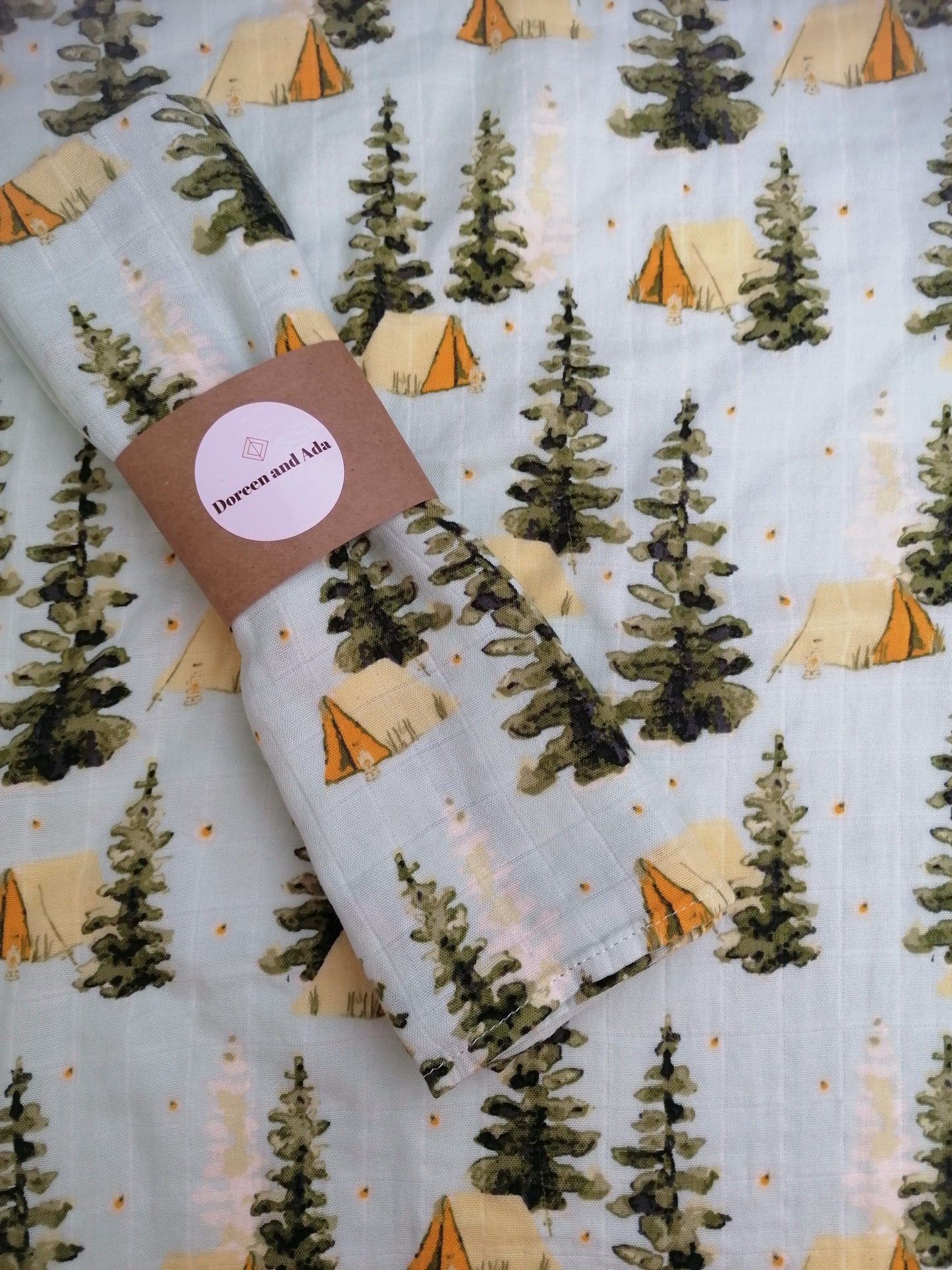 Lets go Camping! Muslin Square