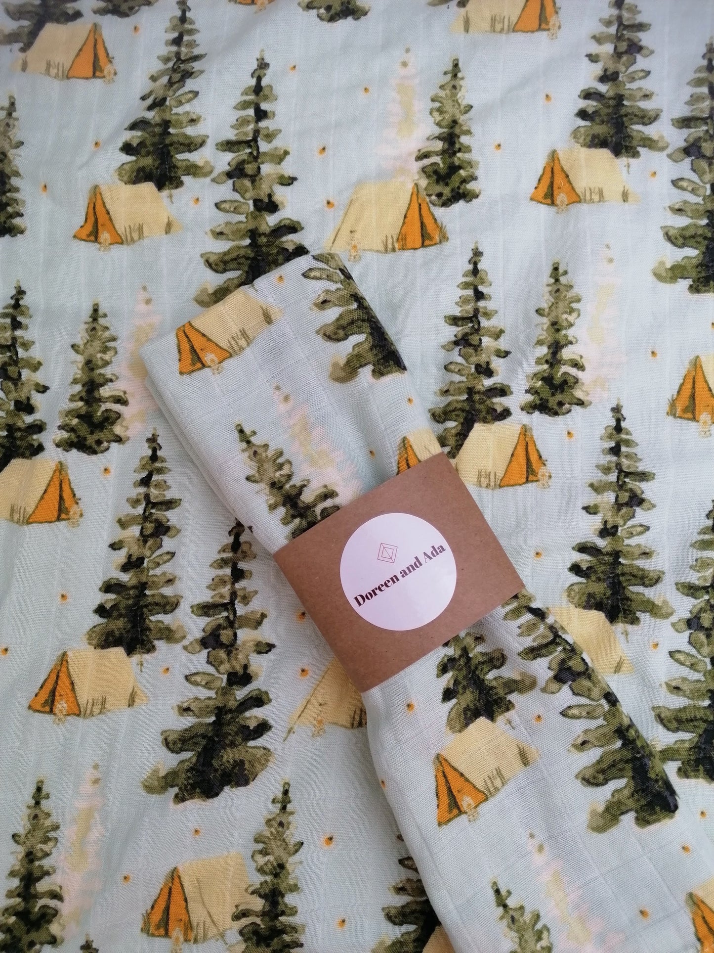 Lets go Camping! Muslin Square