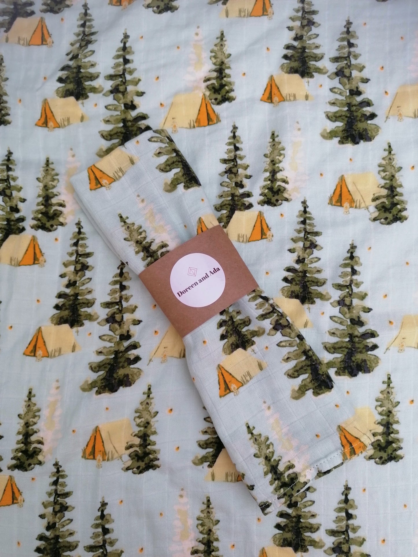 Lets go Camping! Muslin Square