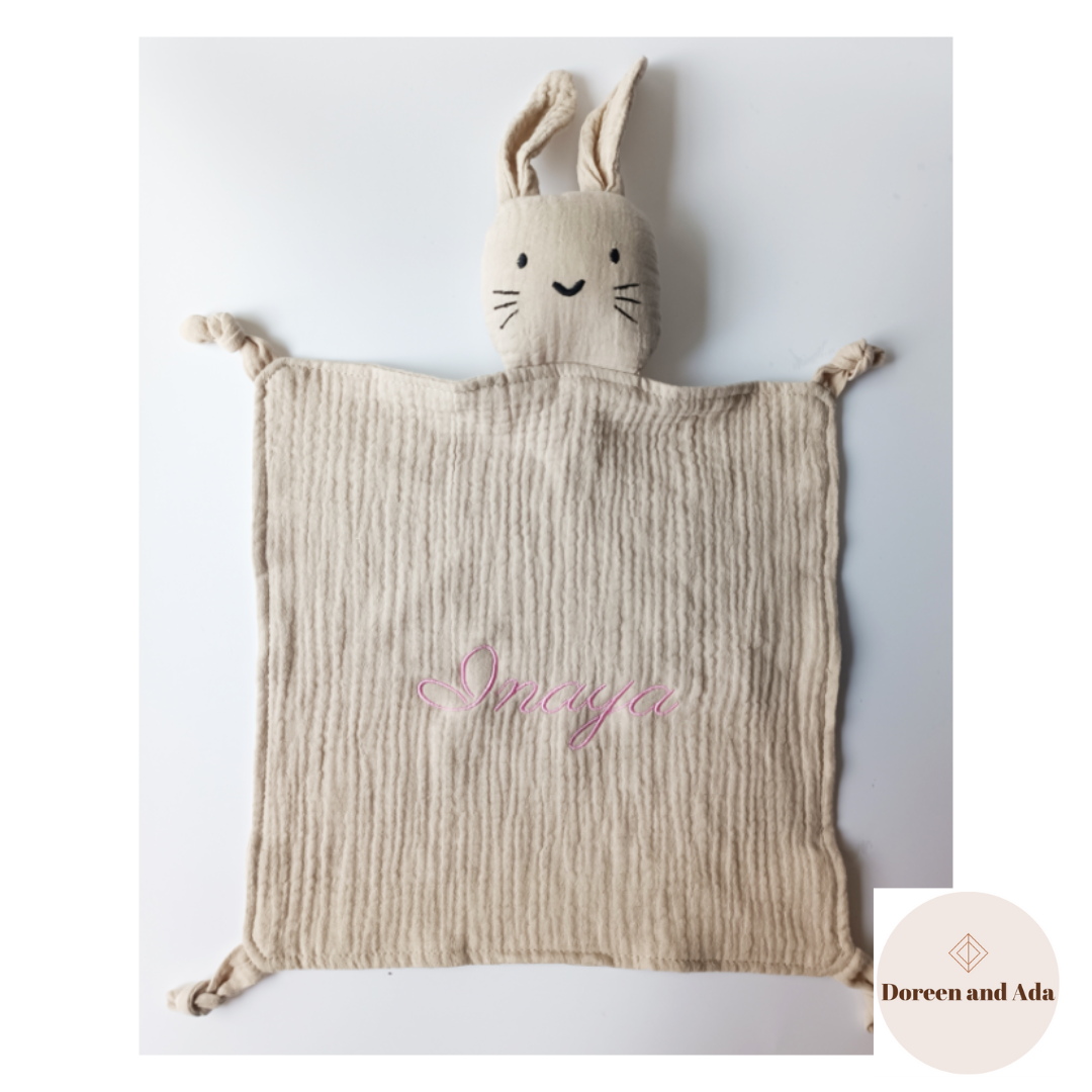 Personalised Embroidered Lion Comforter